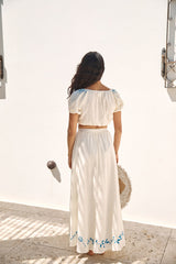 Ciao Bella Crop Top Beige