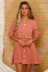 Cascada Dress Rose
