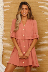 Cascada Dress Rose
