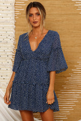 Beverly Dress Navy