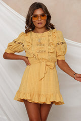 National Anthem Dress Mustard