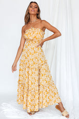 Atlas Maxi Dress Mustard