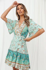 Laccadive Dress Aqua