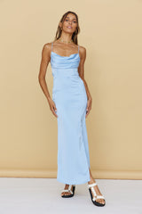 You Got Me Maxi Dress Blue