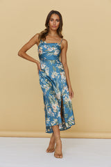 Feeling Proud Maxi Dress Blue
