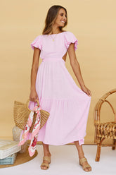 Different Notion Maxi Dress Pink