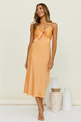 Anura Midi Dress Orange