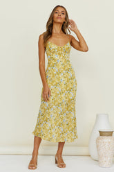 Moment With You Maxi Dress Yellow