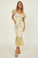 Truth Be Told Maxi Dress Yellow