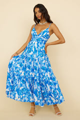 Blissful Memories Maxi Dress Blue