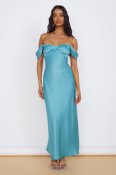 Sunny Reflections Maxi Dress Turquoise