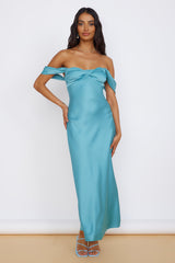 Sunny Reflections Maxi Dress Turquoise