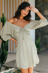 Breakthrough Dress Olive