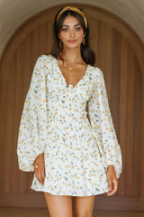 Toffee Florals Dress