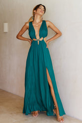 HELLO MOLLY Since I Met You Maxi Dress Green