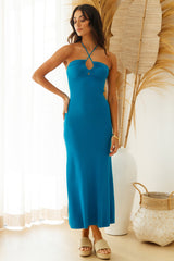 Future Thinking Maxi Dress Blue