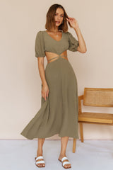 Evie Maxi Dress Olive