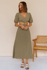 Evie Maxi Dress Olive