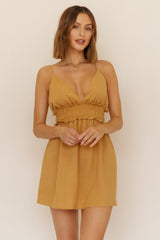 Homebound Dress Brown