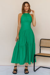 Spirula Maxi Dress Green