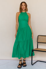 Spirula Maxi Dress Green