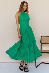 Spirula Maxi Dress Green