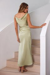 Coastal Reef Maxi Dress Green