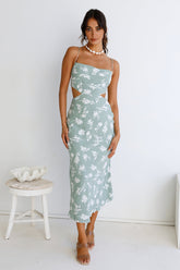 Way To You Maxi Dress Green