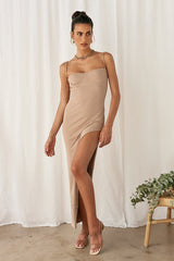 Austere Maxi Dress Brown