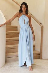Avenda Maxi Dress Steel Blue