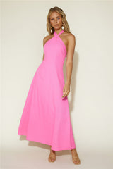 Flower Fields Maxi Dress Pink