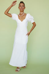 Calyx Maxi Dress White