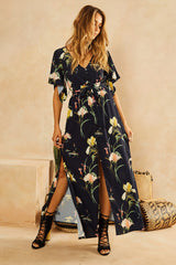 Thalia Maxi Dress Navy