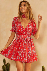 Daisy Dreamer Dress Red