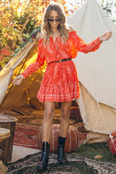 Led By The Truth Dress Red
