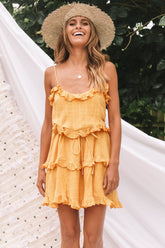Valle Lindo Dress Mustard