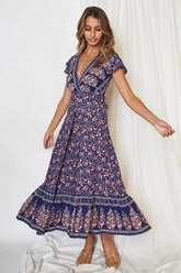 Dreaming Of You Midi Dress Navy