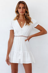 Summer Clouds Dress White