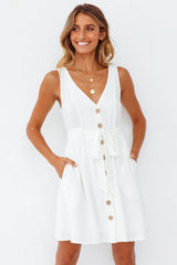 Hole In The Wall Dress White
