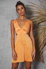 Give Your All Dress Orange