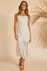 Ad Astra Maxi Dress Beige