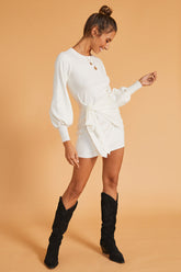 Verita Knit Dress White