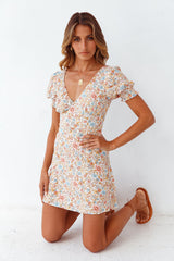 Caravan Ride Dress White