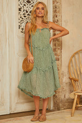 Galleria Midi Dress Green