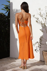 Picture Perfect Maxi Dress Orange