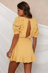 National Anthem Dress Mustard