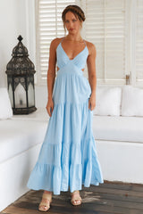 Sweet Like Sugar Maxi Dress Blue