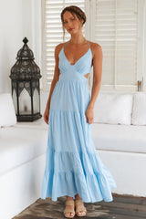 Sweet Like Sugar Maxi Dress Blue