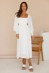 Greetings From An Angel Maxi Dress White