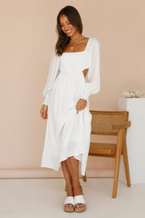 Greetings From An Angel Maxi Dress White